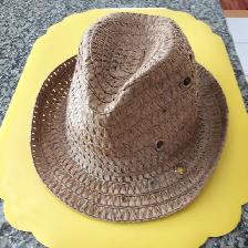 BEAU CHAPEAU DE PAILLE NEUF LAUNDRY HOMME 23'TOUR TÈTE: $10.00
