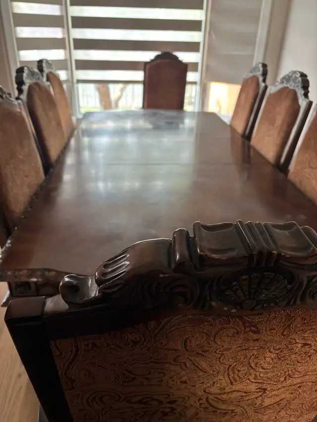 dining table and chairs