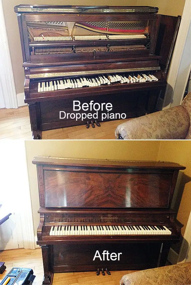 PIANO TUNING, REPAIR. POLYESTER REPAIR. PIANOS FOR SALE