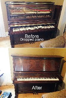 PIANO TUNING, REPAIR. POLYESTER REPAIR. PIANOS FOR SALE
