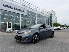 2015 Toyota Corolla S Toit ouvrant Cuir noir Caméra de recul Blu
