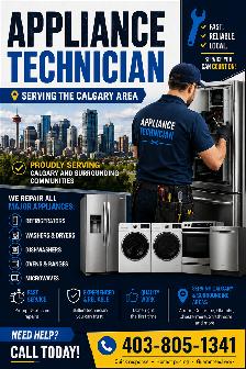 APPLIANCE BROKEN? WE CAN FIX IT!