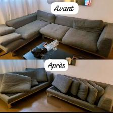 sofa nettoyage cleaning tapis vitres cleaning carpet sofa window - Photo 5