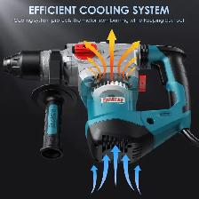 New 1 1/4" Heavy Duty Rotary Hammer Drill For Sale - Photo 6