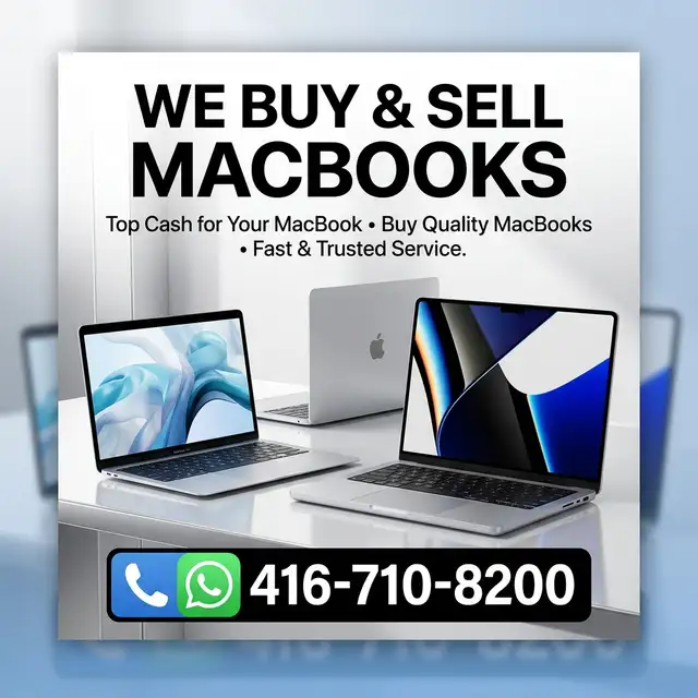 Got a MacBook to Sell? We Pay Cash on the Spot!