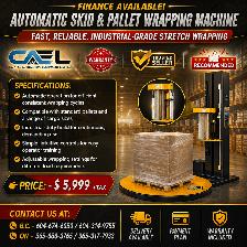 Finance! New CAEL Automatic Skid & Pallet Wrapping Machine The