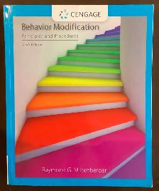 Behaviour Modification by Raymond Miltenberger, 6th Edition