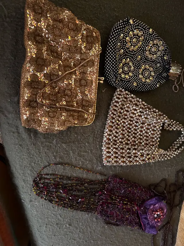 Vintage Cocktail Bags With Bling