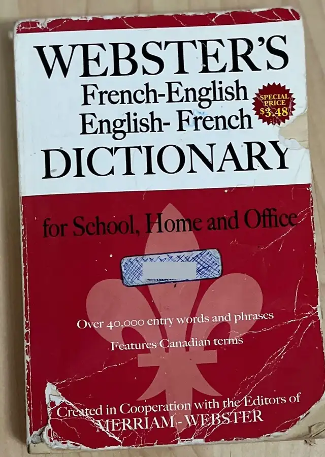 Webster's French-English Dictionary