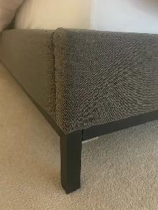 Grey Upholstered Queen Size Bed - Photo 5