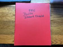 1991 Pacific Operation Desert Shield 110 Trading Cards Binder !