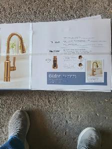 2 BRAND NEW MOEN GOLD PULL DOWN KITCHEN FAUCETS - Photo 7
