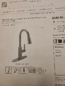 2 BRAND NEW MOEN GOLD PULL DOWN KITCHEN FAUCETS - Photo 9