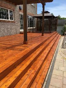 Deck Refinishing- Sand and Stain - Photo 2