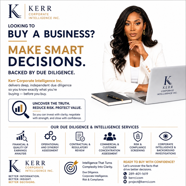 Don't Just Buy a Business. Buy the Right Business.