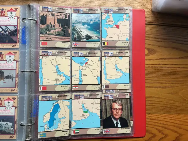 38. 1991 Pro Set DESERT STORM Military Trading Cards !