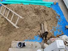 WET BASEMENT SUMP PUMP BACKWATER VALVE TORONTO ROUGH IN WASHROOM - Photo 5