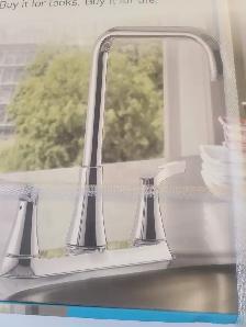 HI ARC CHROME MOEN KITCHEN FAUCET