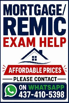 mortgage exam help