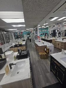 custom vanity kitchen cabinets quartz countertop - Photo 9