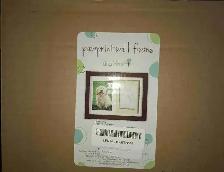 Tiny Ideas Paw Print Picture Frame