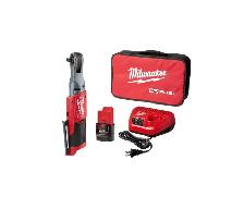 New! Milwaukee M12 Fuel 1/2' Ratchet with 2.0A Battery & Charger