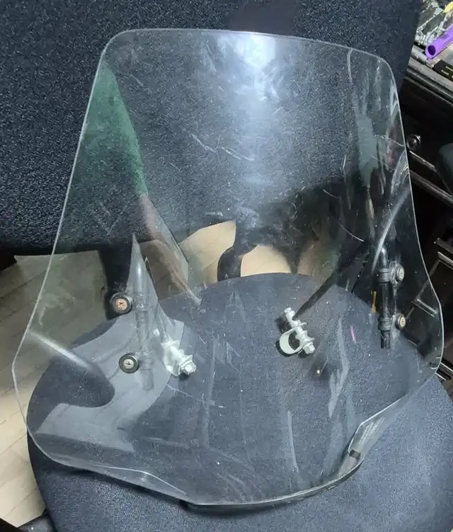 VINTAGE MOTOPLEX MOTORCYCLE WINDSHIELD –UNIVERSAL – DOT APPROVED