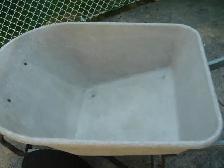 Contractors style wheelbarrow,, dual wheels, rear wheels, used - Photo 5