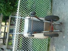 Contractors style wheelbarrow,, dual wheels, rear wheels, used - Photo 6