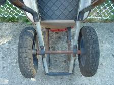 Contractors style wheelbarrow,, dual wheels, rear wheels, used - Photo 7