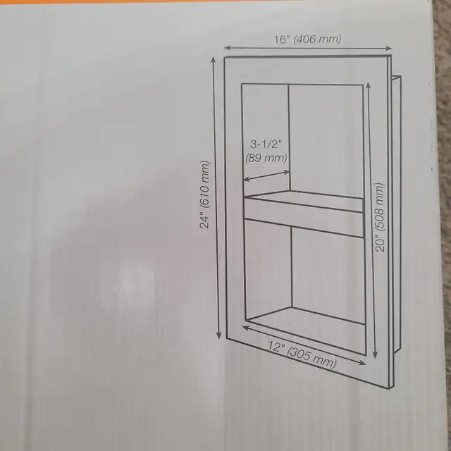 Schluter Kerdi Board 12'×20' Shower Nicha