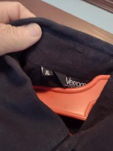Men's Versace black collar dress shirt size XL - Photo 2
