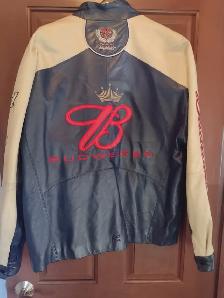 Budweiser leather jacket size medium Dale Earnhardt Jr - Photo 2