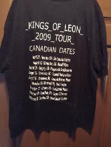 2009 Kings of Leon concert tee-shirt size large - Photo 2