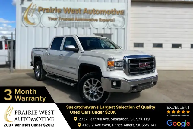 2014 GMC Sierra 1500 SLT Crew Cab 5.3L V8 | Command Start | Reve