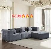 Brand New Modern Modular L-Shape Sofa Special $299 to $399 - Photo 3