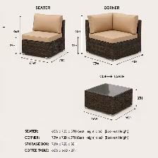Brand New 8pcs Patio Furniture Set with Storage Special $599 - Photo 2