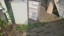 bar fridge with top freezer, $60.00