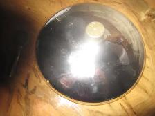 7 1/4' 2PC MERCURY GLASS REFLECTOR FOR BRACKET OIL LAMP - Photo 5