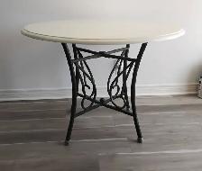 Round Dining Table and Four Chairs - Photo 4