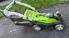 Greenworks 14" Electric Corded Lawnmower
