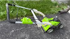 Greenworks 14" Electric Corded Lawnmower - Photo 3