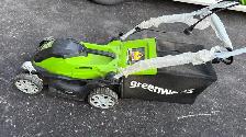 Greenworks 14" Electric Corded Lawnmower - Photo 4