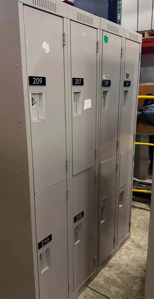 Global Metal Double Tier Lockers-Richmond Hill