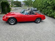 MGB ROUGE 1977 BRITISH CAR - Photo 3