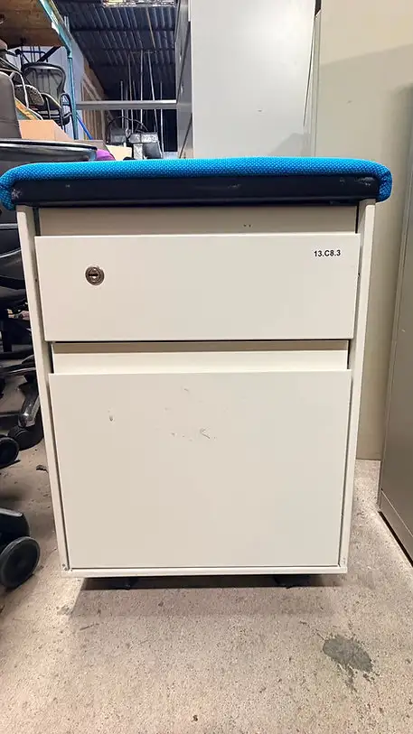 Steelcase Mobile Pedestal with Cushion Top - Call Us Now!