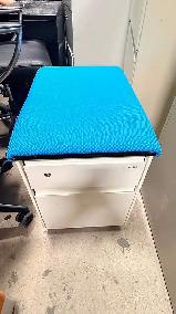 Steelcase Mobile Pedestal with Cushion Top - Call Us Now! - Photo 2