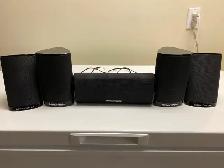 Harmon/Kardon 5 Speaker Home theatre set , Center & 4 satellite
