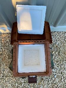 Vintage Fenwick 9055 Cooler Seat with camo pouch and original - Photo 4