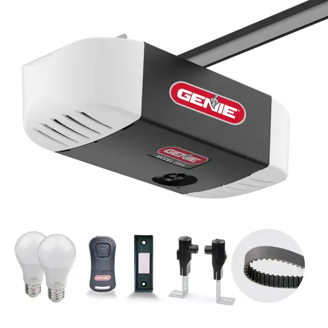 Garage Door Genie 2055-LED Essentials Garage Door Opener, LED Bu